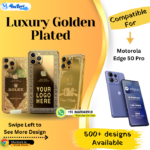 Motorola Edge 50 Pro Golden Mobile Panel Cover