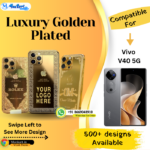 Vivo V40 5G Golden Mobile Panel Cover