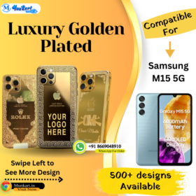 Samsung M15 5G Golden Mobile Panel Cover