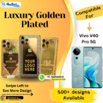 Vivo V40 Pro 5G Golden Mobile Panel Cover