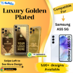 Samsung A55 5G Golden Mobile Panel Cover