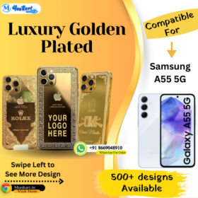 Samsung A55 5G Golden Mobile Panel Cover