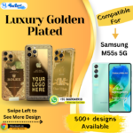 Samsung M55S 5G Golden Mobile Panel Cover