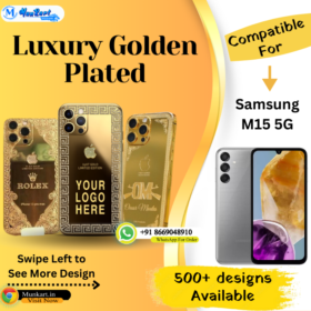 Samsung M15 5G Golden Mobile Panel Cover