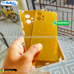 Redmi Note 12 Pro Golden Mobile Panel with Name