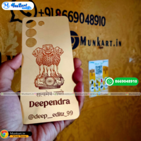 Satyamev Jayate Logo Golden Mobile Cover For Vivo Y200e