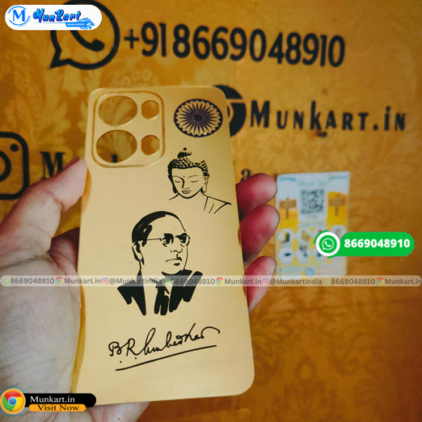 Baba Saheb Ambedkar Golden Cover For Oppo Reno 13 Pro