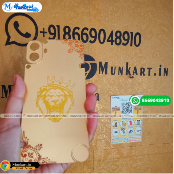 Lion Logo Golden Mobile Cover For CMF Phone 1