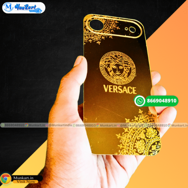 iphone Air Luxury Golden Mobile Back Cover