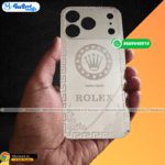 iPhone 17 Pro Max Luxury Silver Mobile Back Cover