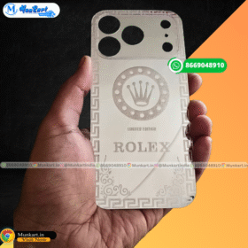 iPhone 17 Pro Max Luxury Silver Mobile Back Cover