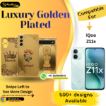 iQOO Z11x Premium Golden Back Panel