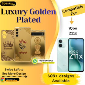 iQOO Z11x Premium Golden Back Panel