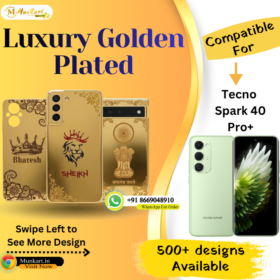 Tecno Spark 40 Pro Plus Shining Golden Back Glass