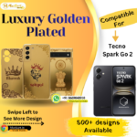 Tecno Spark Go 2 Designer Golden Mobile Panel