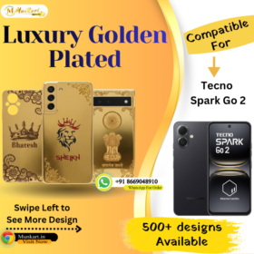Tecno Spark Go 2 Designer Golden Mobile Panel