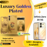 Infinix Zero 30 5G Premium Golden Glass Back Panel