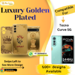 Tecno Curve 5G Premium Golden Back Plate