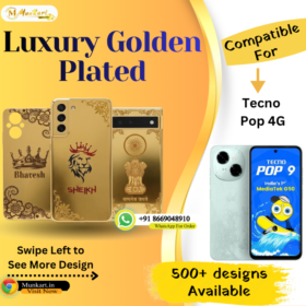 Tecno Pop 4G Classic Golden Back Cover