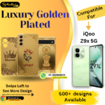 iQOO Z9x 5G Luxury Golden Back Cover