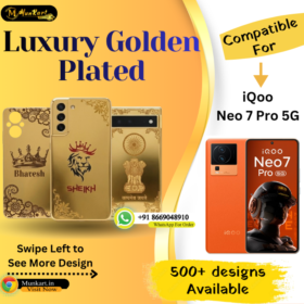 iQOO Neo 7 Pro 5G Luxury Golden Back Glass