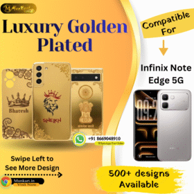 Infinix Note Edge 5G Premium Golden Back Plate