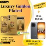 iQOO 15R 5G Luxury Golden Back Glass