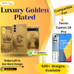 Tecno Camon 19 Pro Classic Golden Mobile Panel
