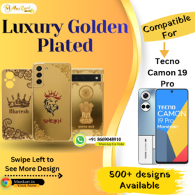 Tecno Camon 19 Pro Classic Golden Mobile Panel