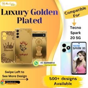 Tecno Spark 20 5G Premium Golden Back Plate