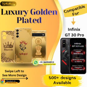 Infinix GT 30 Pro Exclusive Golden Back Glass Panel