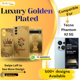 Tecno Phantom X2 5G Premium Golden Back Glass