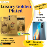 Tecno Phantom X 5G Stylish Golden Panel