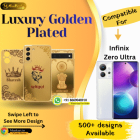 Infinix Zero Ultra Premium Golden Back Glass Cover