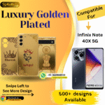 Infinix Note 40X 5G Shining Golden Mobile Back Plate