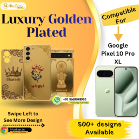 Google Pixel 10 Pro XL Luxury Golden Back Glass