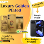 Google Pixel 9 Stylish Golden Back Plate