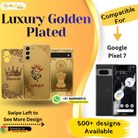 Google Pixel 7 Stylish Golden Back Plate
