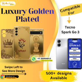 Tecno Spark Go 3 Golden Mobile Back Cover