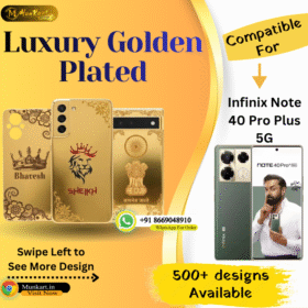 Infinix Note 40 Pro Plus 5G Premium Golden Back Cover