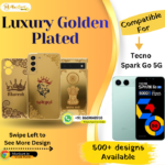 Tecno Spark Go 5G Luxury Golden Back Glass