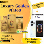 Infinix Smart 8 Plus Classic Golden Mobile Back Panel