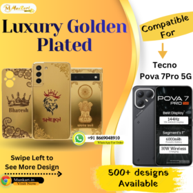 Tecno Pova 7 Pro 5G Premium Golden Panel Design
