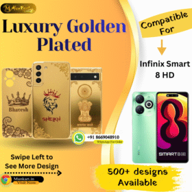 Infinix Smart 8 HD Designer Golden Back Glass