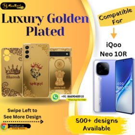iQOO Neo 10R Premium Golden Cover