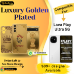 Lava Play Ultra 5G Premium Golden Back Glass
