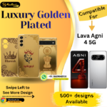 Lava Agni 4 5G Stylish Golden Mobile Panel