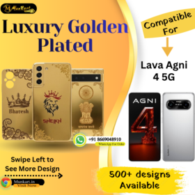 Lava Agni 4 5G Stylish Golden Mobile Panel