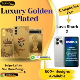 Lava Shark 2 Premium Golden Back Plate