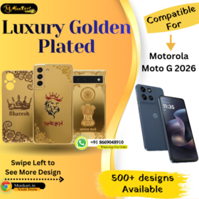 Motorola Moto G 2026 Stylish Golden Back Plate